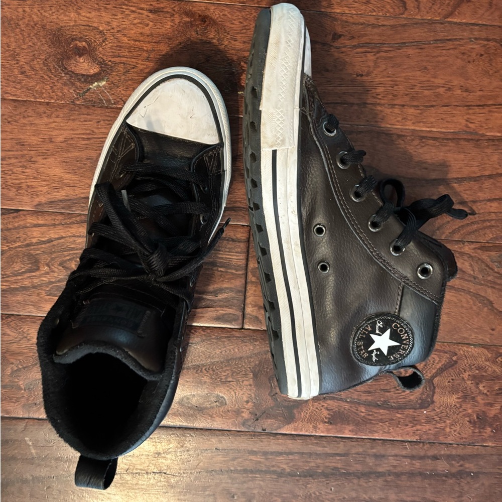 Converse Black and White High-Tops